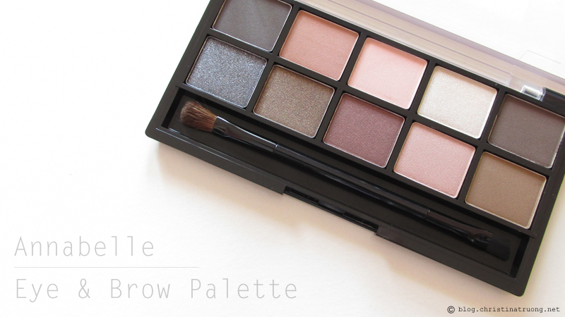 Annabelle Cosmetics Eye and Brow Palette Review and Swatches