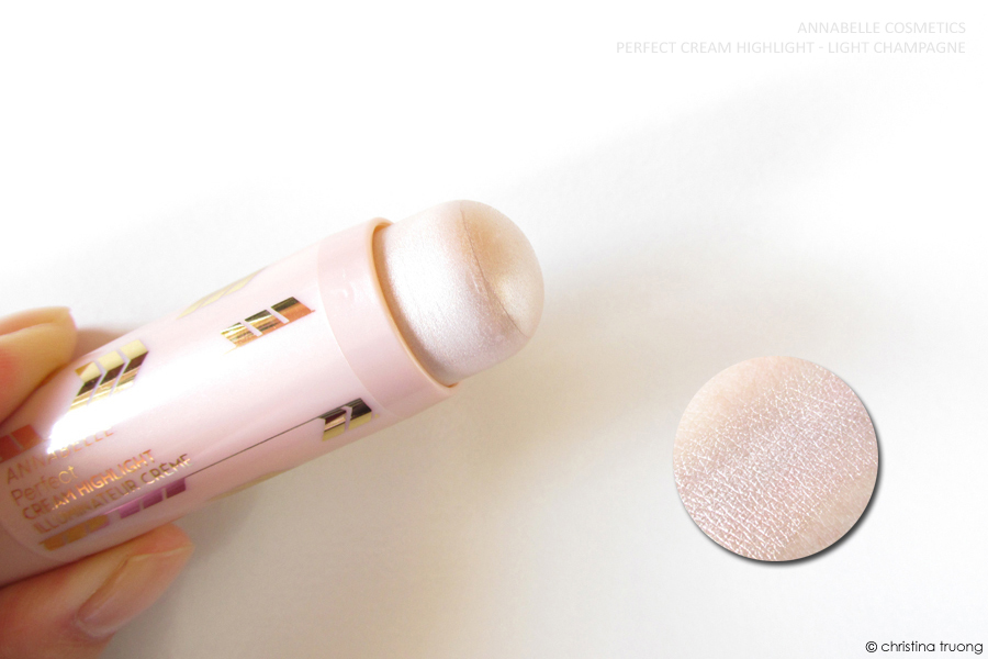Annabelle Cosmetics Perfect Cream Highlight in Light Champagne Review and Swatch