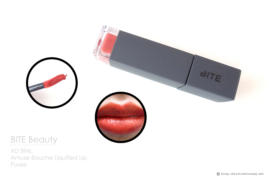 Bite Beauty XO BITE: Prep, Line and Color Lip Set Amuse Bouche Liquified Lipstick Puree Review and Swatch