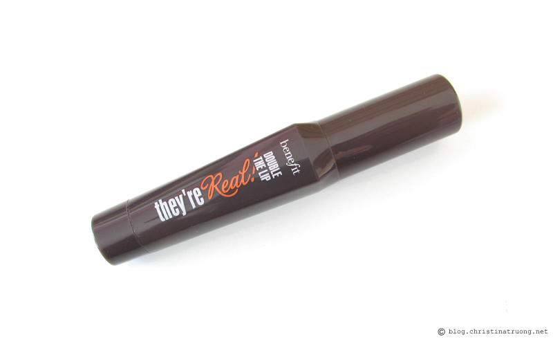 Benefit Cosmetics they're real! double the lip Review Swatch