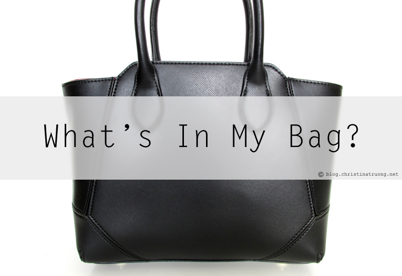 Take a look at What's Inside My Bag!