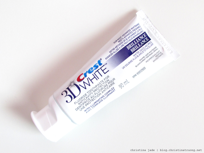 Crest 3D White Brilliance Toothpaste Teeth Whitening Review