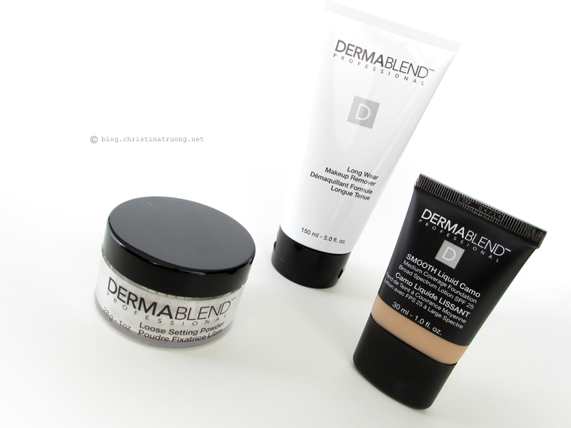 Dermablend Professional Smooth Liquid Camo Medium Coverage Foundation Camel 30N, Loose Setting Powder, Long Wear Makeup Remover Review