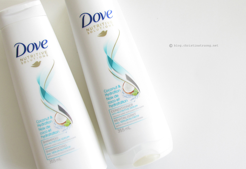 Dove Nutritive Solutions Coconut & Hydration Shampoo and Conditioner First Impression Review