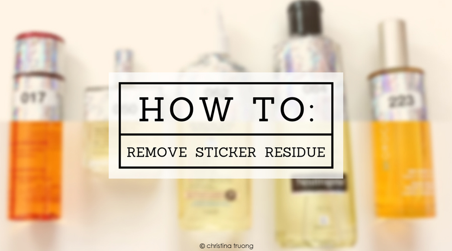 How To Remove Sticker Residue. The cleanest way to effectively remove sticker residue. Removing sticky wrapping packaging from Elle Canada Beauty Grand Prix products