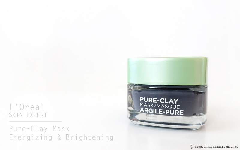 L'Oreal Pure-Clay Cleansing Mask Energizing and Brightening for Dull and Tired Skin Review