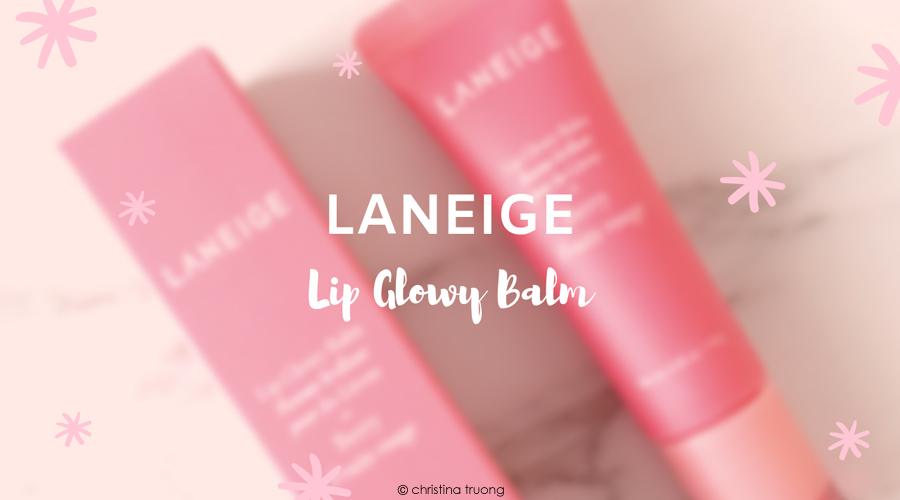 Laneige Lip Glowy Balm in Berry. First Impression Lip Care Review and Swatch