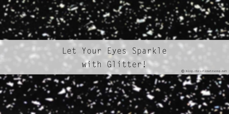 Let Your Eyes Sparkle - Eye makeup for the holidays. How to apply halo smokey eye glitter for Monolid eyes