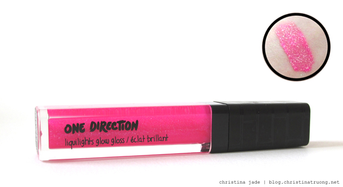 Makeup by One Direction Review Swatch Liquilights Glow Gloss Taken