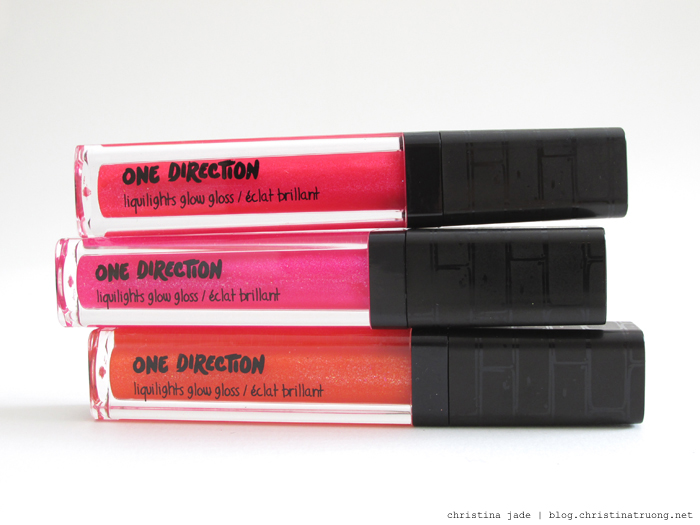 Makeup by One Direction Review Swatch Liquilights Glow Gloss