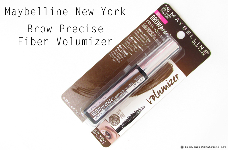 Maybelline New York Brow Precise Fiber Volumizer in Soft Brown Review