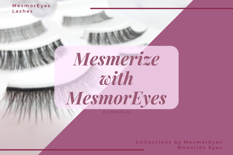 Mesmerize with MesmorEyes Lashes. Reviewing MesmorEyes Collections Lash Kit (Day, Play, Night) for Monolids Eyes Close Up Try On. Eyelash Adhesive Clear Glue