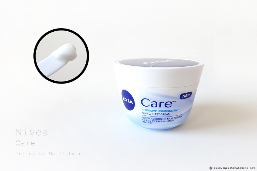 NIVEA Care Intensive Nourishment Non-Greasy Cream Quick Absorbing Moisturizer for Body, Face and Hands Review