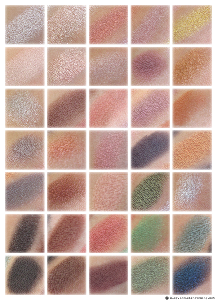 NYX Beauty School Dropout - Graduate Eye Shadow and Face Color Palette Swatches