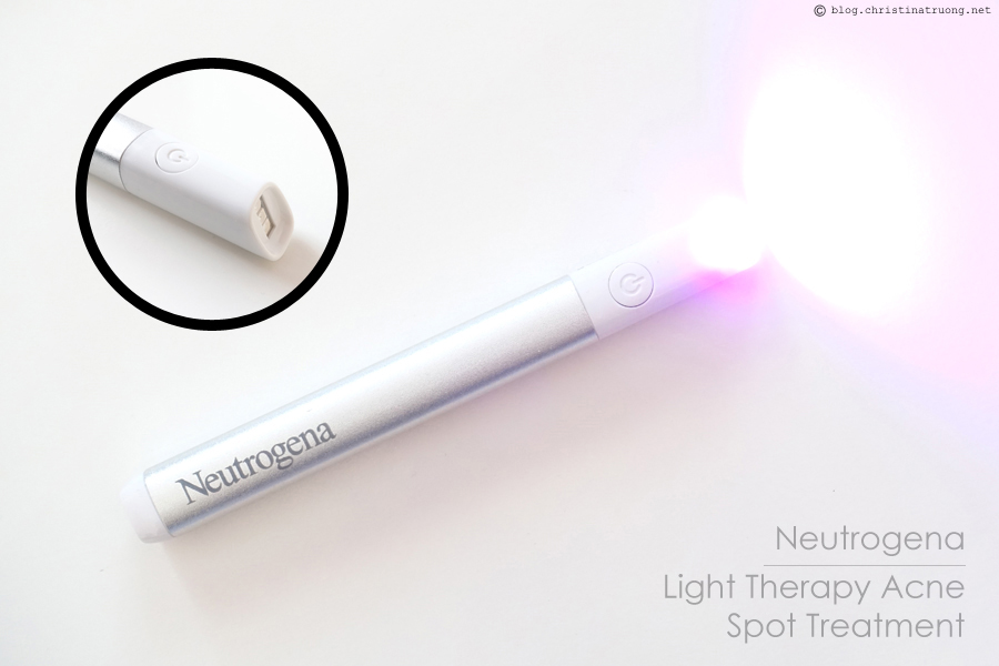 Neutrogena Light Therapy Acne Spot Treatment first impression review.