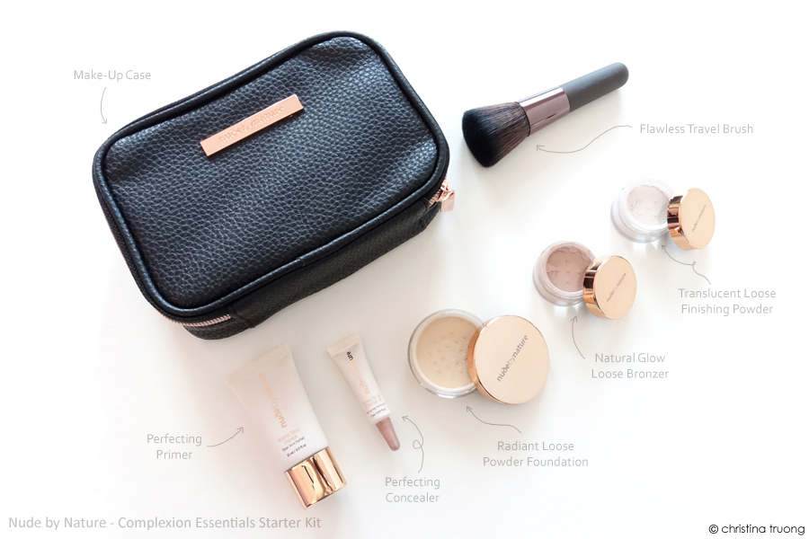 Nude by Nature Complexion Essentials Starter Kit Review in W4 Soft Sand
