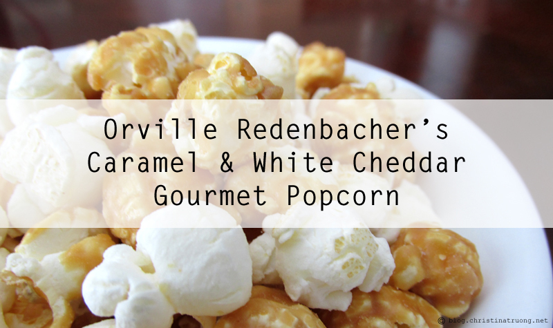 Orville Redenbacher's Caramel & White Cheddar Gourmet Popcorn Influenster Review