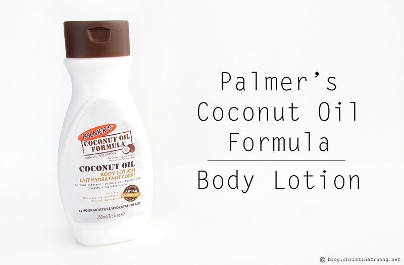 Palmer's Coconut Oil Formula Body Lotion Review