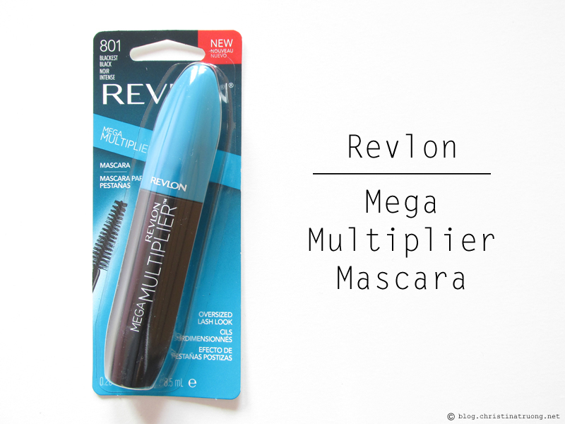 Revlon Mega Multiplier Mascara 801 Blackest Black Review