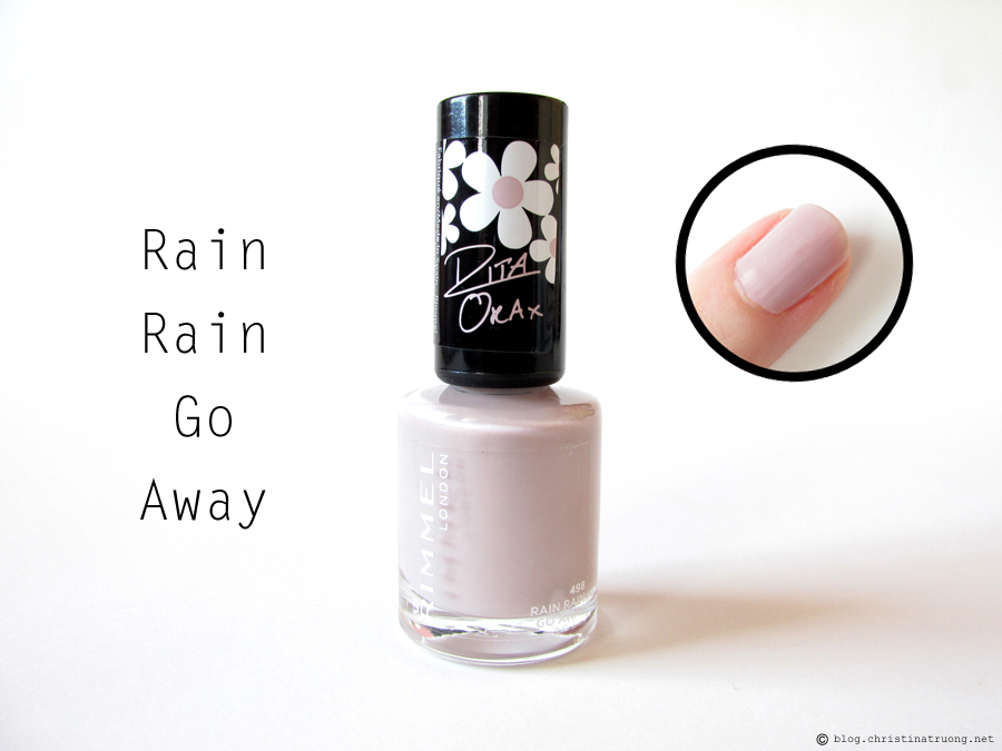 498 Rain Rain Go Away - Rimmel London 60 Seconds Super Shine Nail Polish by Rita Ora Collection