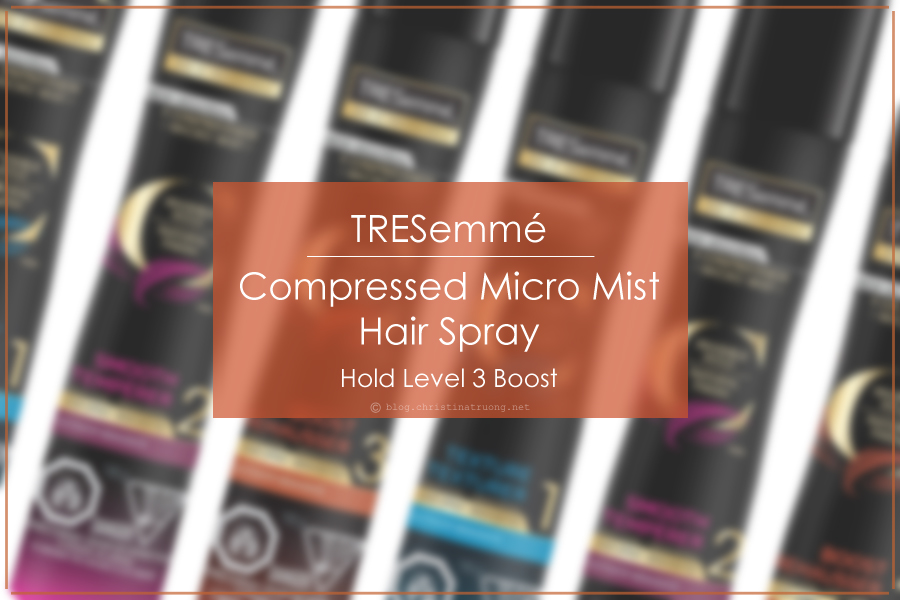 TRESemme Compressed Micro Mist Hair Spray Review