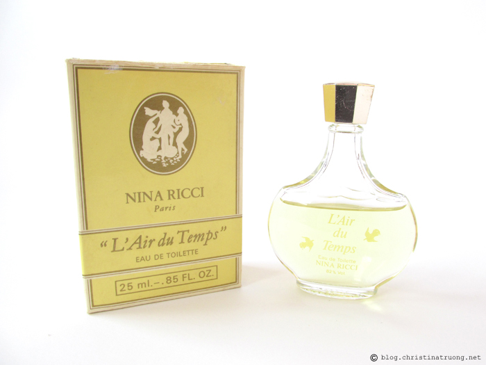 Favourite Perfume Fragrance - Nina Ricci L'Air du Temps Eau De Toilette 1968