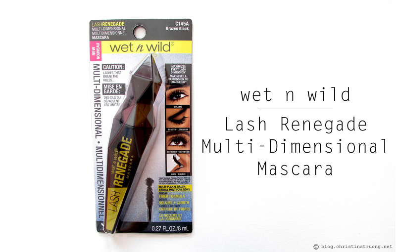 wet n wild Lash Renegade Mascara Review