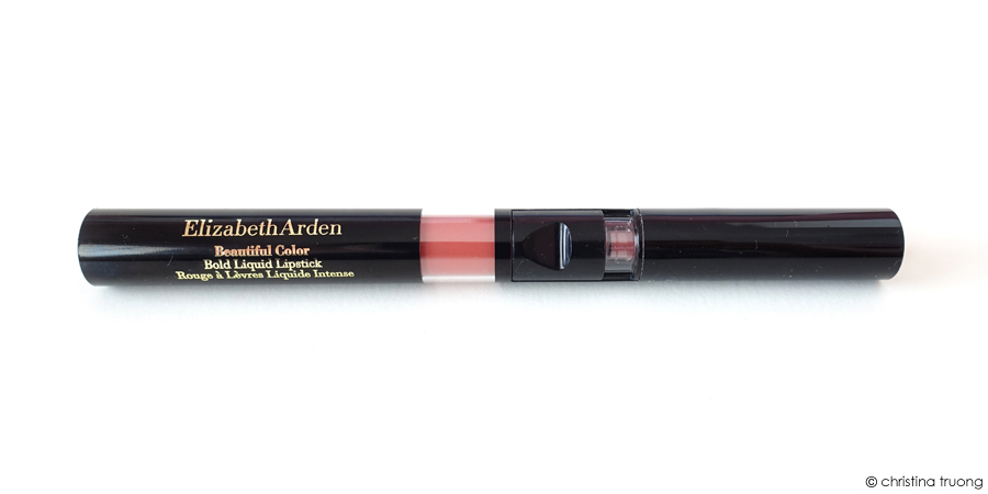 Elizabeth Arden Beautiful Color Bold Liquid Lipstick 08 Passionate Peach Review