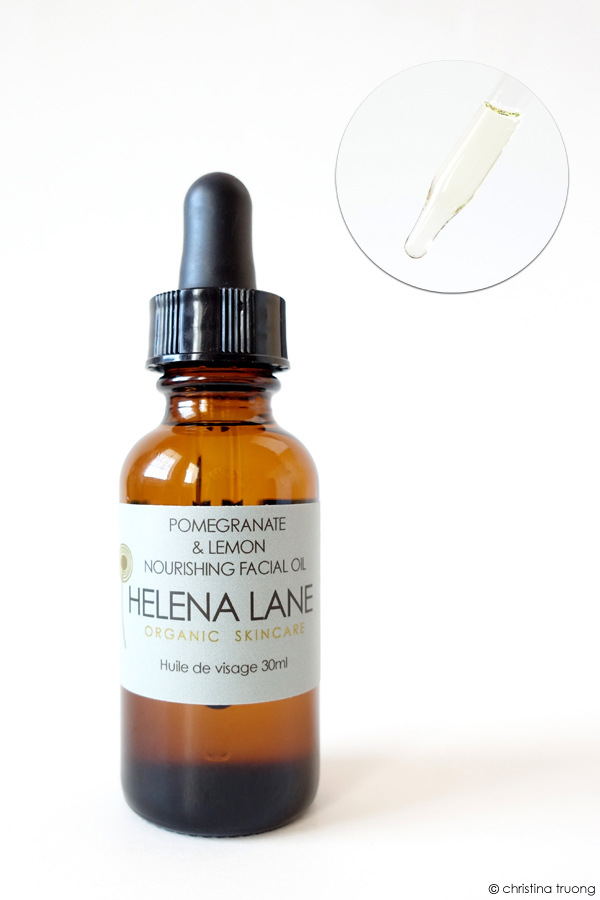 Helena Lane Organic Skincare Pomegranate and Lemon Nourishing Facial Oil Review