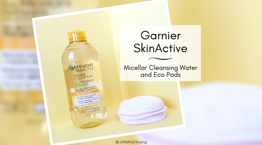 Garnier SkinActive Micellar Cleansing Water Vitamin C Reusable Eco Pads Review