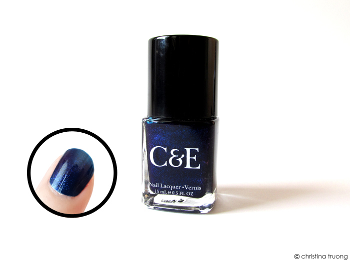 Crabtree and Evelyn Nail Polish Lacquer Swatch Blueberry