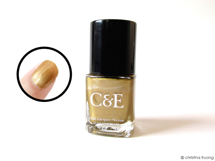 Crabtree and Evelyn Nail Polish Lacquer Swatch Copper