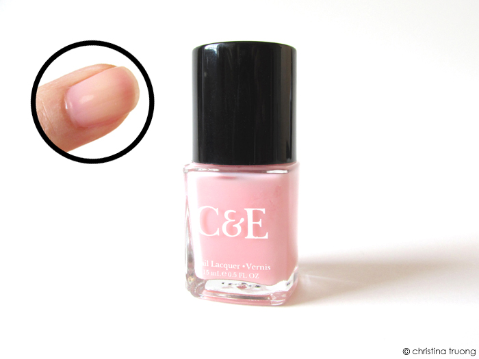 Crabtree and Evelyn Nail Polish Lacquer Swatch Petal Pink