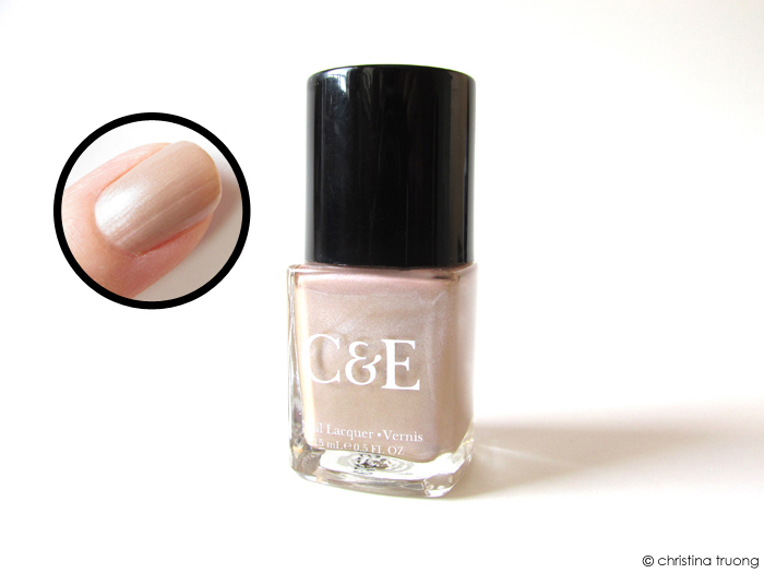 Crabtree and Evelyn Nail Polish Lacquer Swatch Sand