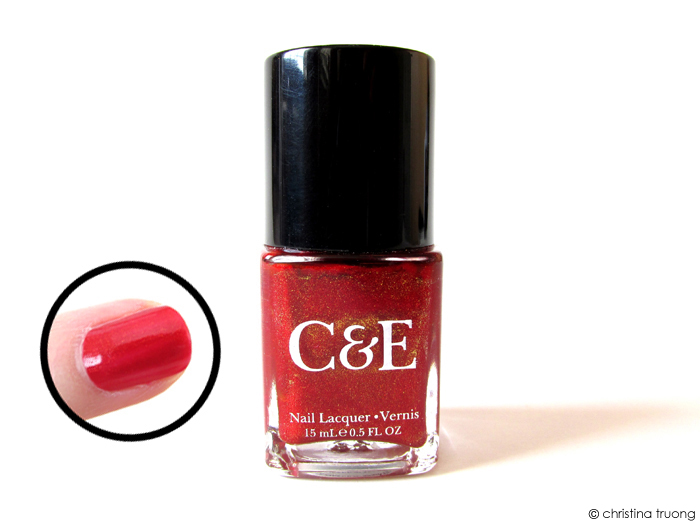 Crabtree and Evelyn Nail Polish Lacquer Swatch Tomato
