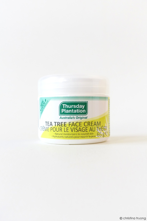 Thursday Plantation Tea Tree Face Cream Skincare Review