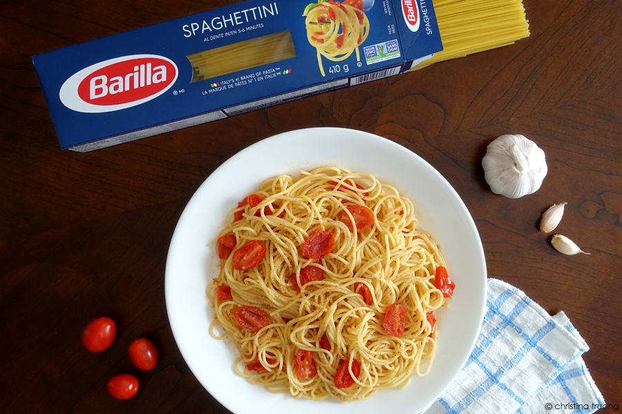Barilla Spaghettini Pasta Fresh Tomato Marinara Recipe