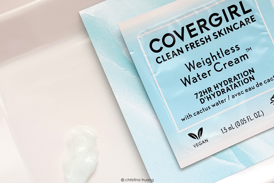 COVERGIRL Clean Fresh Skincare Weightless Water Cream Review