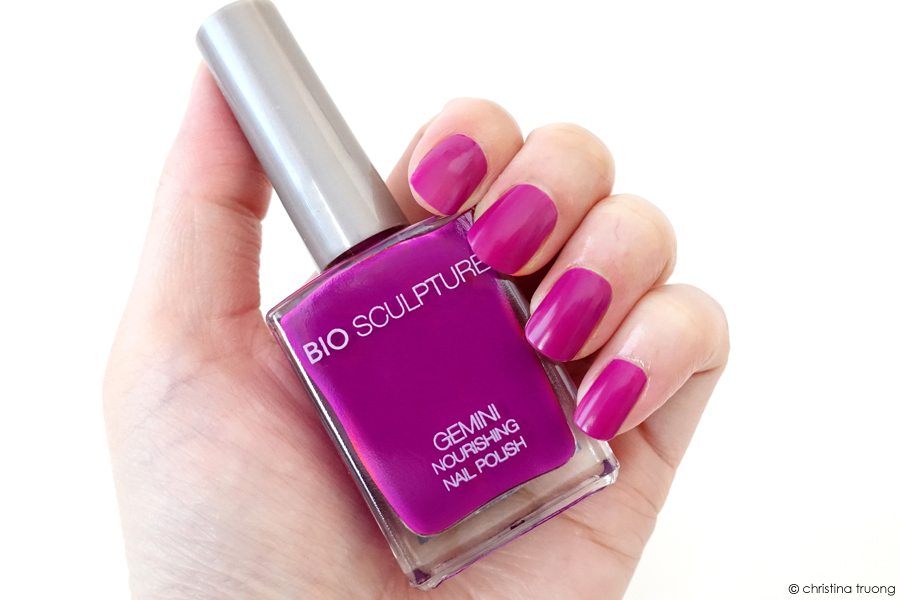 Bio Sculpture Gemini Nourishing Nail Polish Live Life Loudly Collection Swatch - 285 Violet Vibes