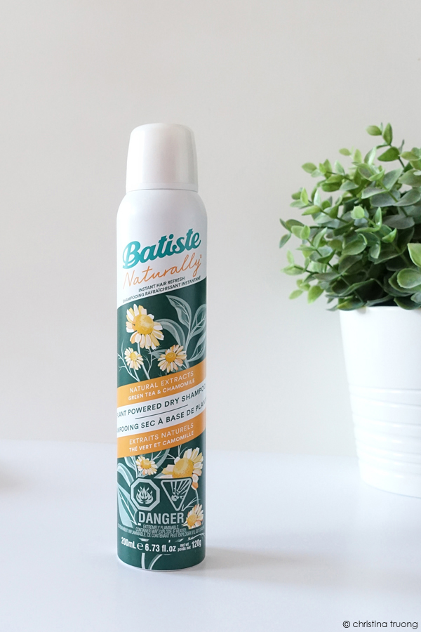 Batiste Naturally Green Tea and Chamomile Plant Powered Dry Shampoo Review
