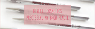 Benefit Cosmetics Precisely, My Brow Pencil. Shade 4 Cool - Medium to Dark Brown Review Swatch.