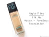 ChickAdvisor Unboxing - Maybelline New York Fit Me Matte + Poreless Foundation